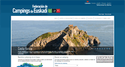 Desktop Screenshot of campingseuskadi.com